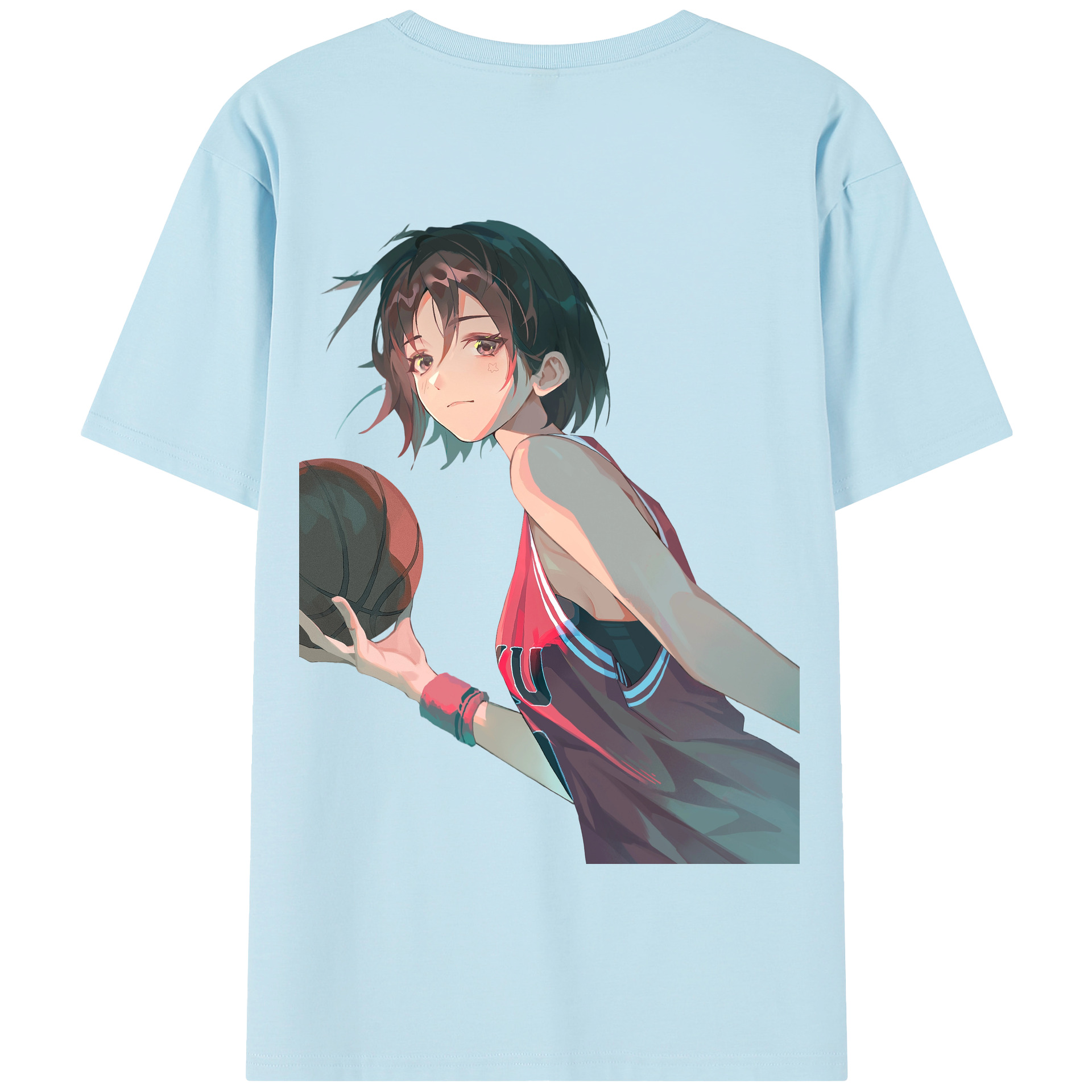 SLAM DUNK／スラムダンク 綿100％半袖Tシャツ（背面プリント）